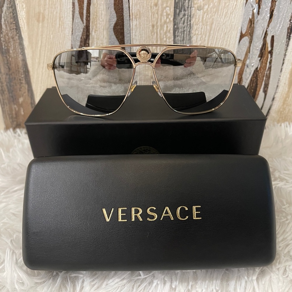 VERSACE Men’s Sunglasses VE2238-12526G NEW!